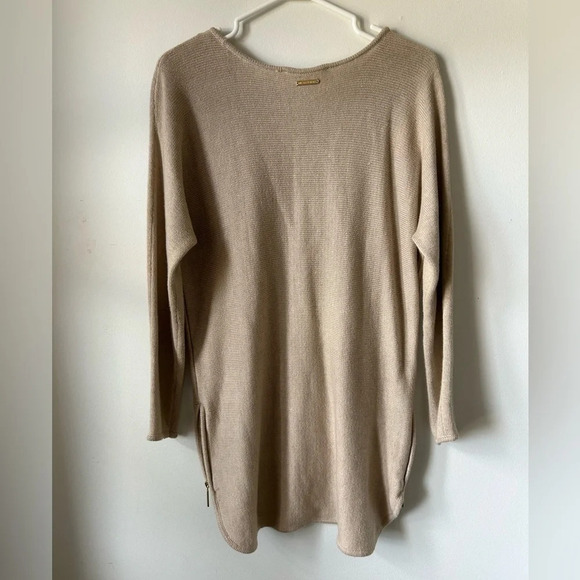 Michael Kors Long Sleeve Light Brown Sweater - Picture 2 of 5